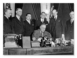 FDR Signing Tydings-McDuffie Act